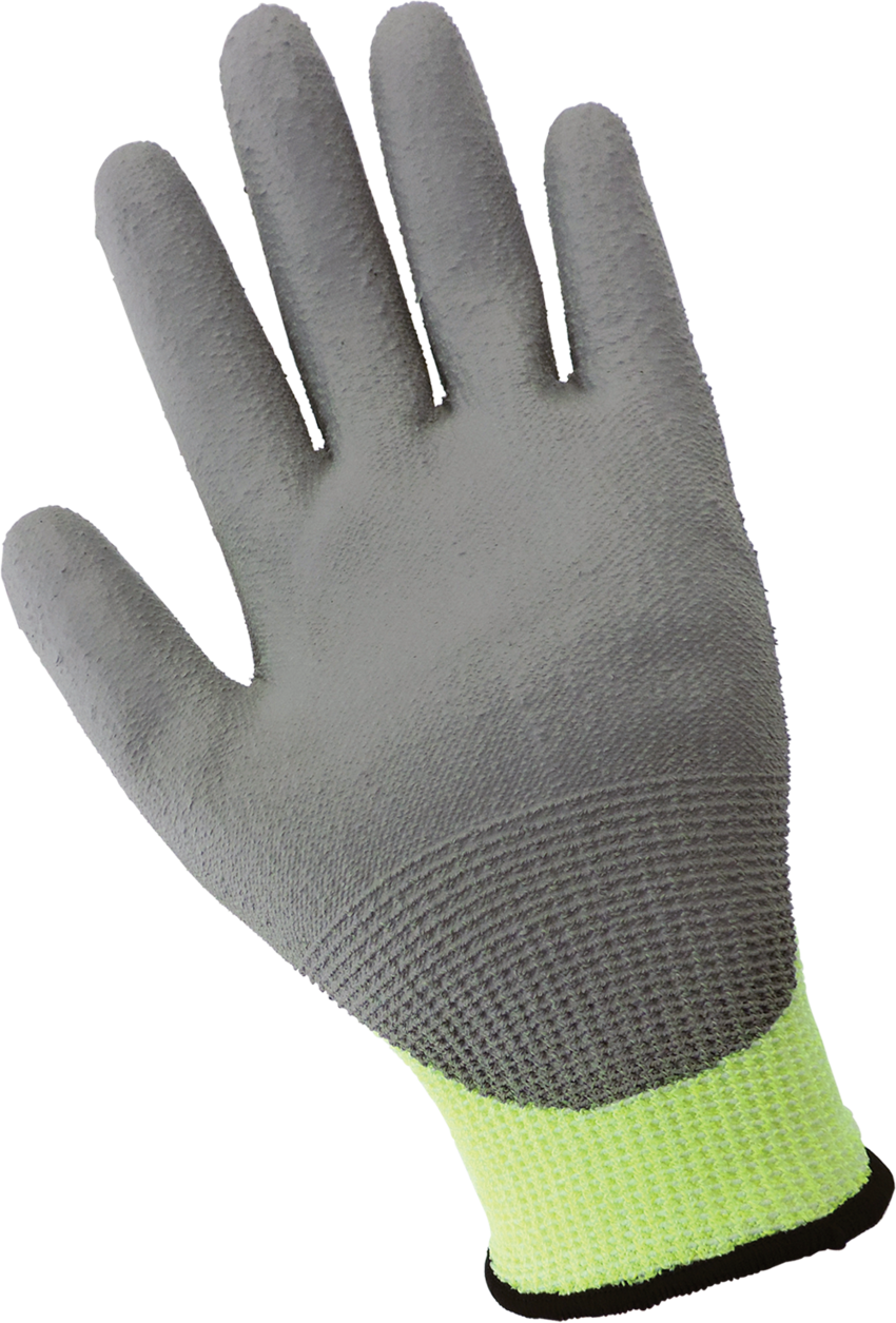 Samurai Glove® High-Visibility Polyurethane Coated Touch Screen Compatible Cut Resistant Gloves