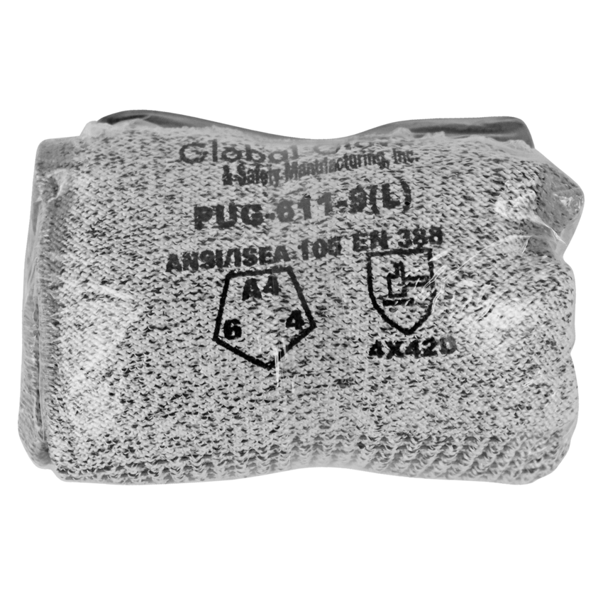 Polyurethane Coated 13-Gauge Salt-and-Pepper HPPE Cut Resistant Vend-Packed Gloves