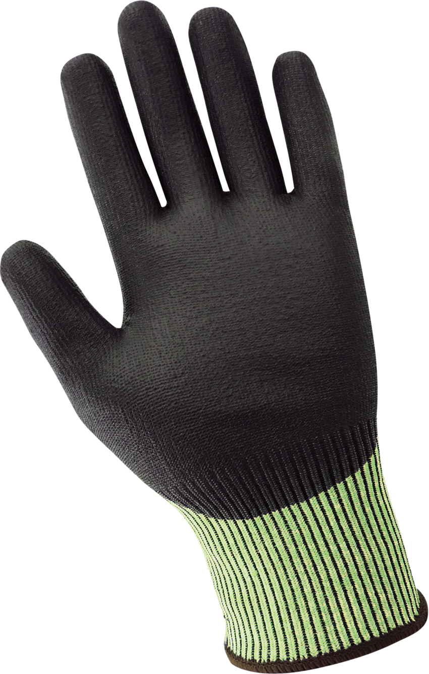 Samurai Glove® Cut Resistant, High-Visibility 15-Gauge Tuffalene® Platinum Polyurethane Coated Gloves