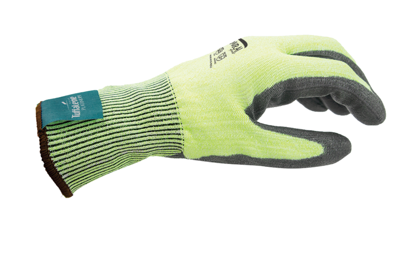 Samurai Glove® Cut Resistant, High-Visibility 15-Gauge Tuffalene® Platinum Polyurethane Coated Gloves