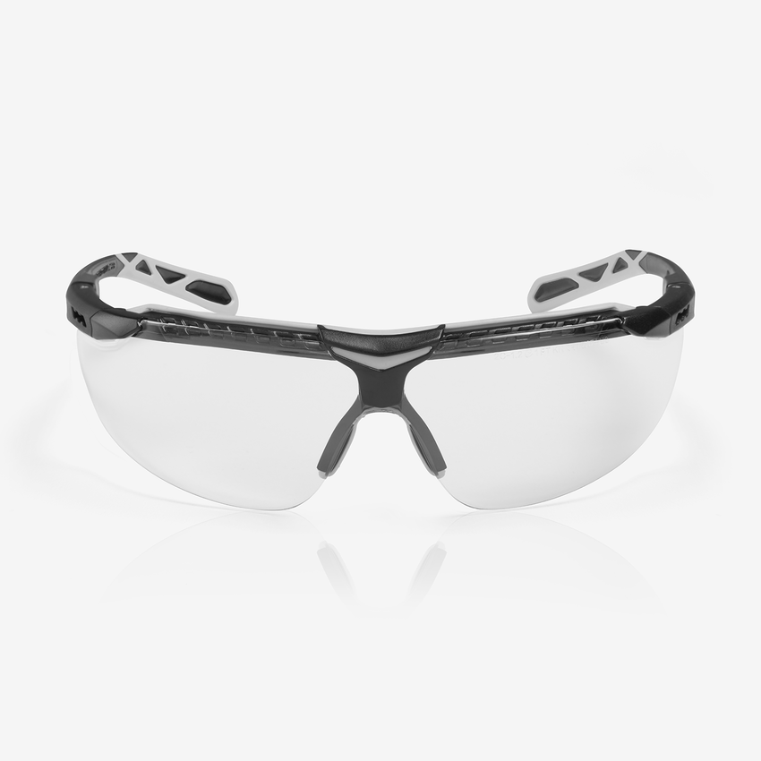 Flux&trade; Clear Performance Fog Technology Lens, Black and Gray Adjustable Frame Safety Glasses