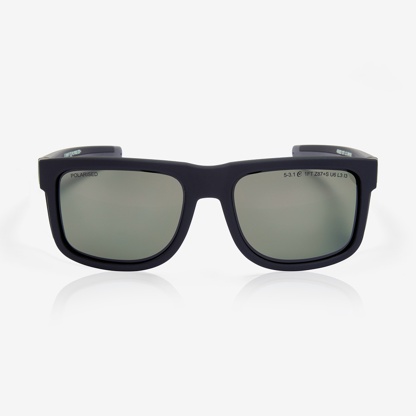 Navigator&trade; Polarized Anti-Fog Lens, Matte Black Frame Safety Glasses