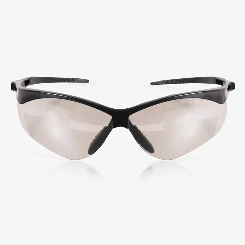 Vesper&trade; Indoor/Outdoor Anti-Fog Lens, Shiny Black Frame Safety Glasses