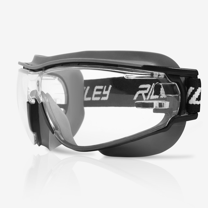 Sparta Compact&trade; Clear Performance Fog Technology, Black Frame Safety Goggles