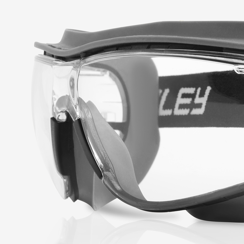 Sparta Compact&trade; Clear Performance Fog Technology, Black Frame Safety Goggles