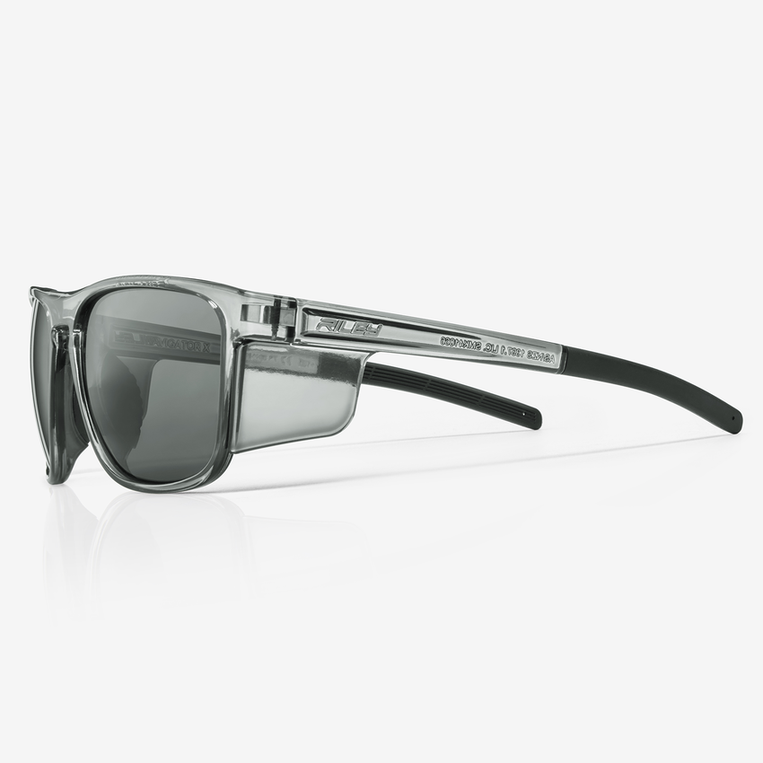 Navigator X Gray Anti-Fog Lens, Gray Frame Safety Glasses