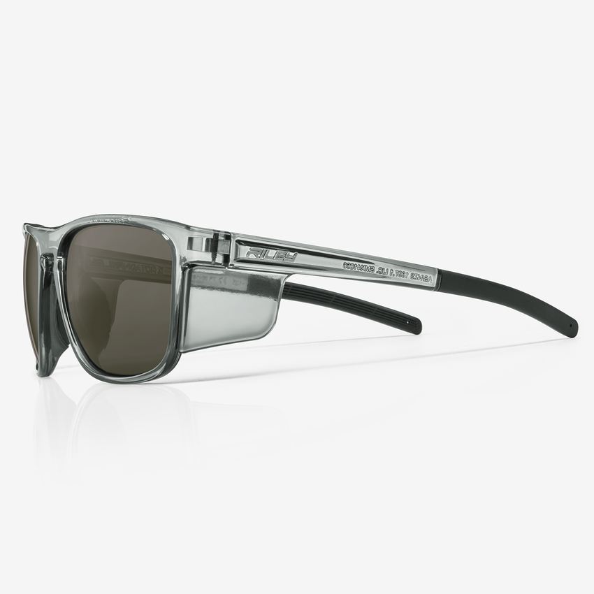 Navigator X Polarized Anti-Fog Lens, Gray Frame Safety Glasses