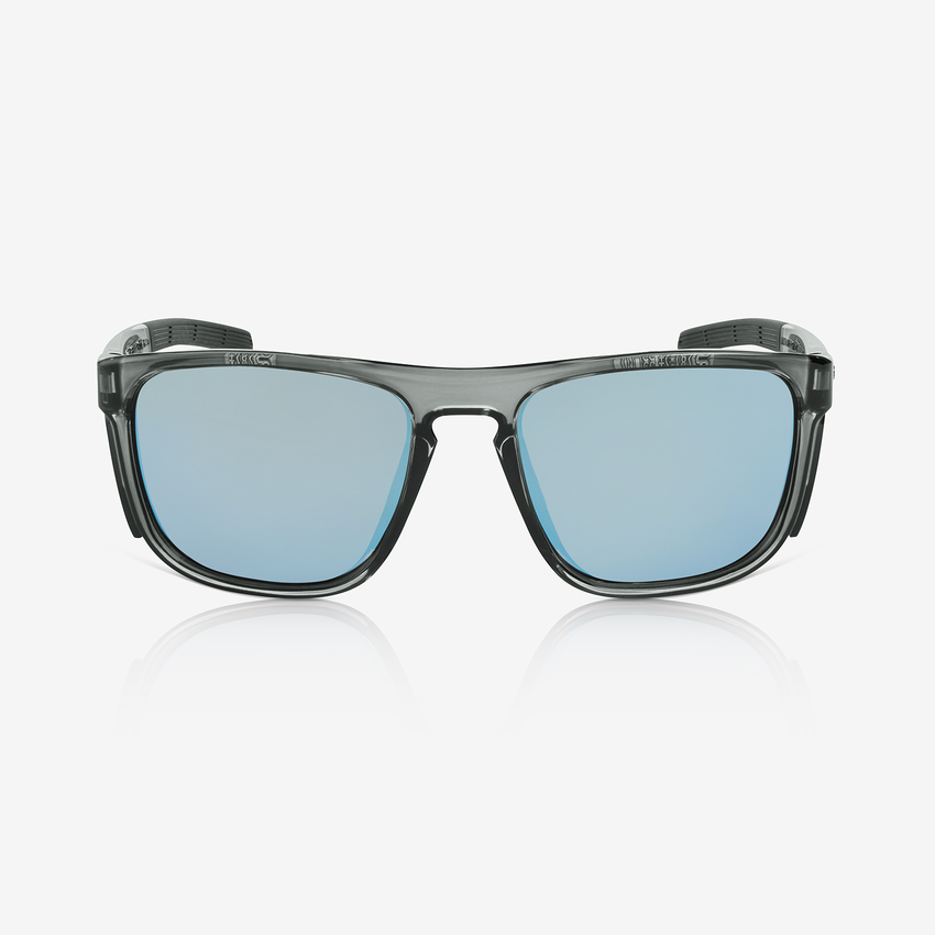 Navigator X Arctic Blue Mirror Anti-Fog Lens, Gray Frame Safety Glasses