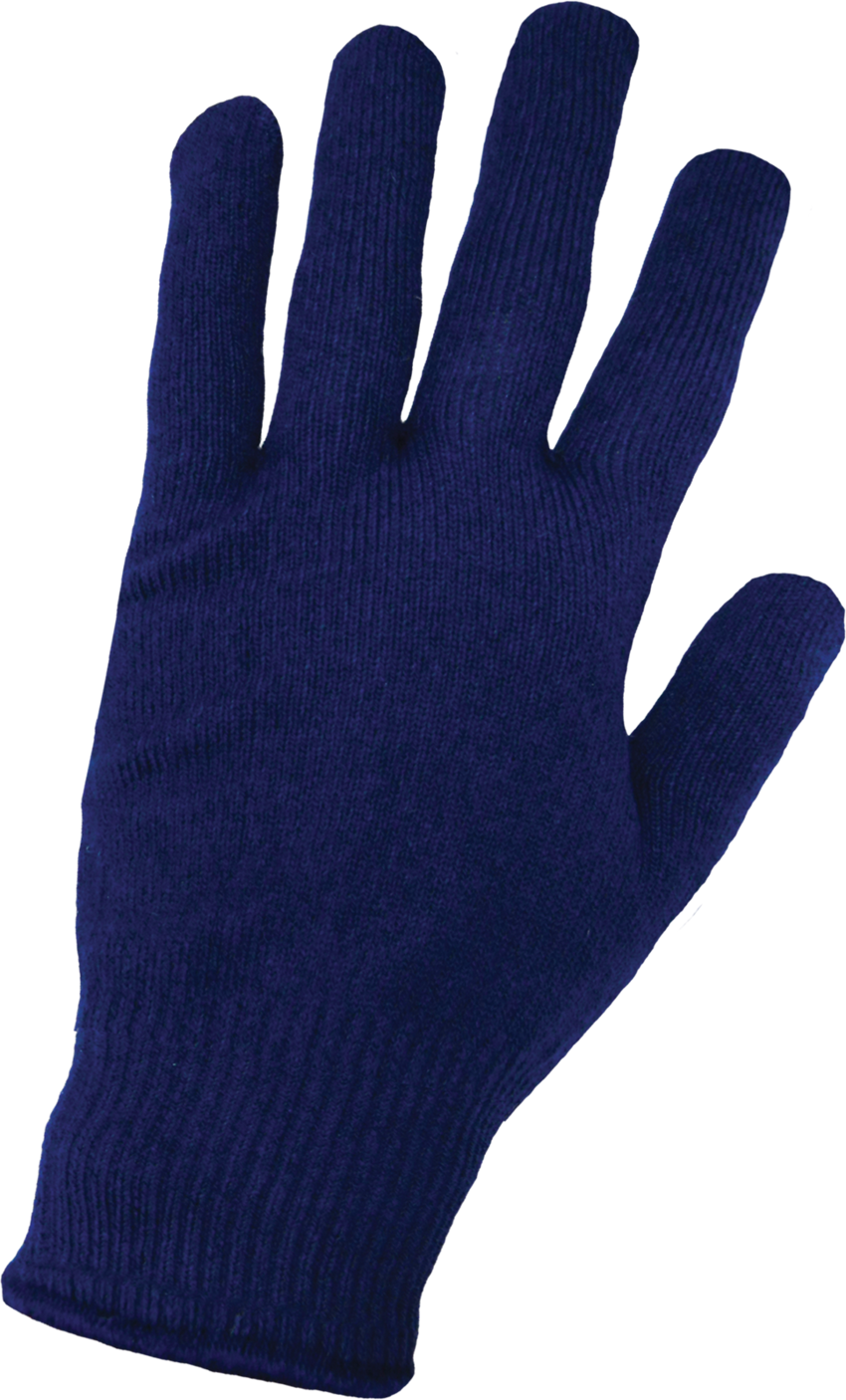 Navy Self-Wicking Hollow Core Thermal Gloves