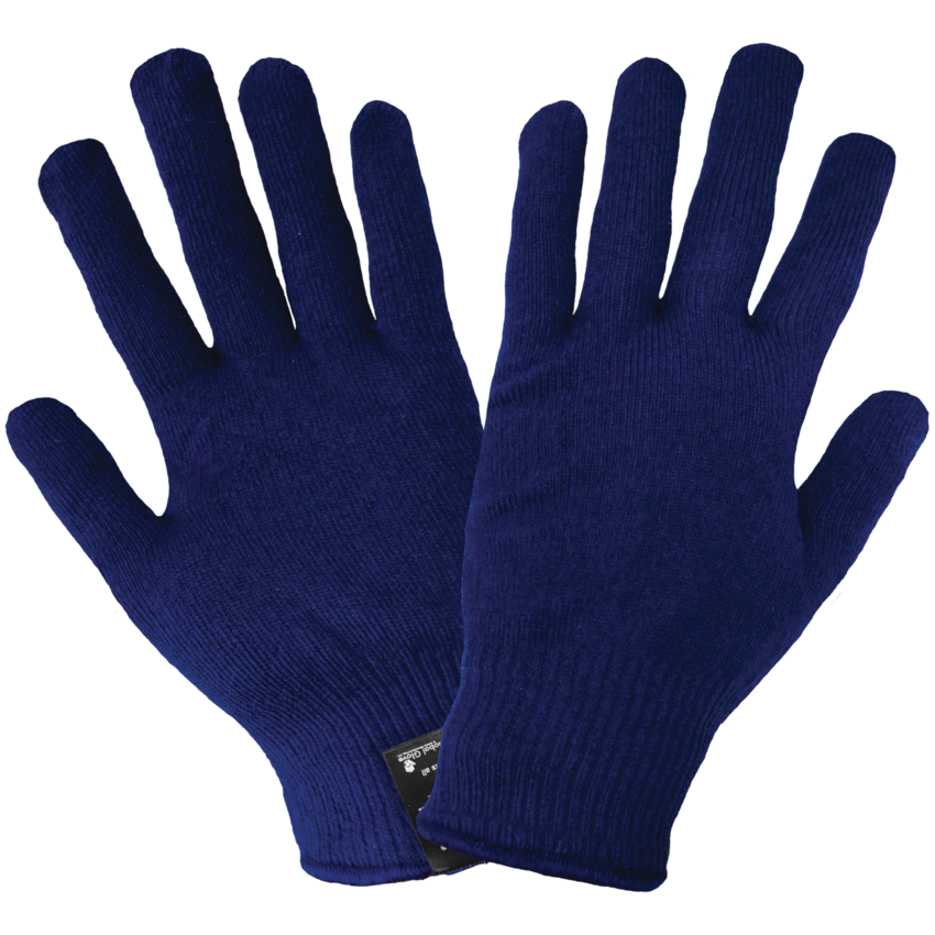 Navy Self-Wicking Hollow Core Thermal Gloves