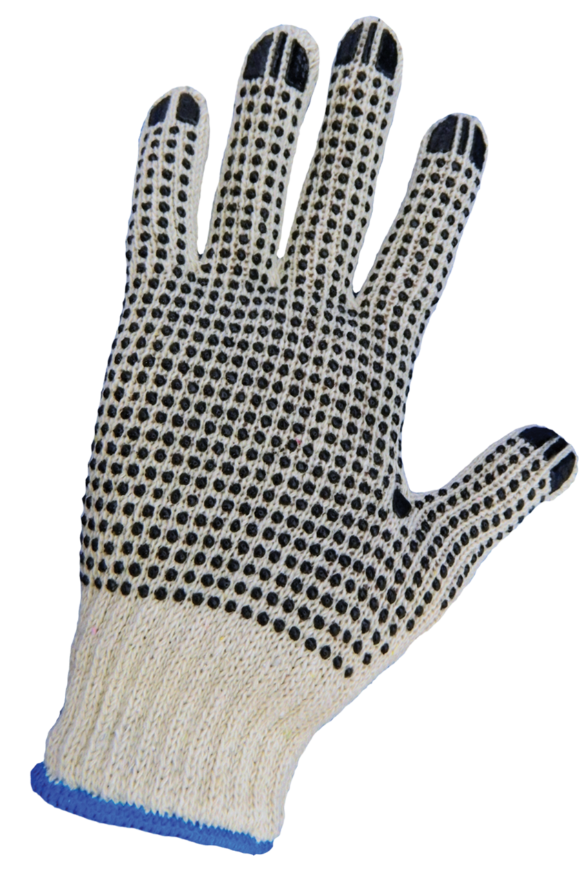 Standard Cotton/Polyester PVC Two-Sided Dotted Gloves