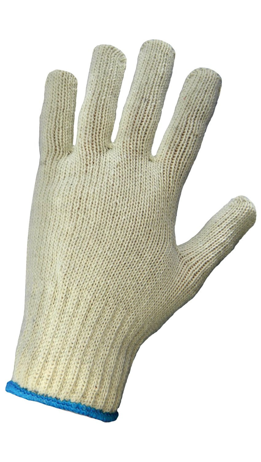 Medium-Weight Natural String Knit Gloves