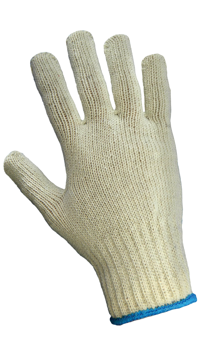 Medium-Weight Natural String Knit Gloves