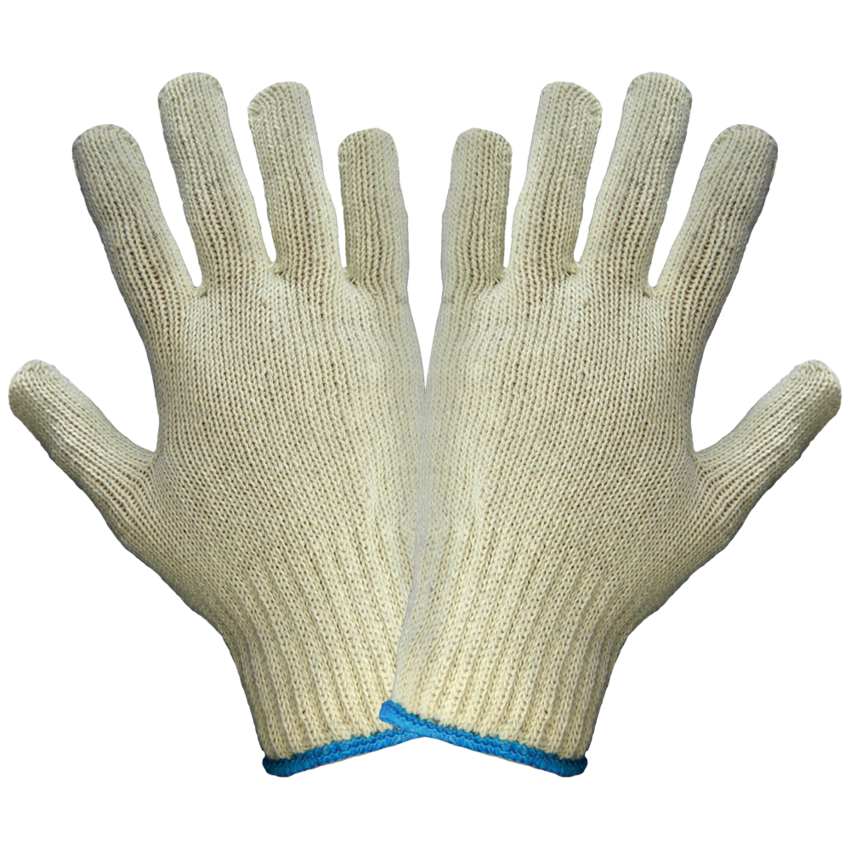 Medium-Weight Natural String Knit Gloves