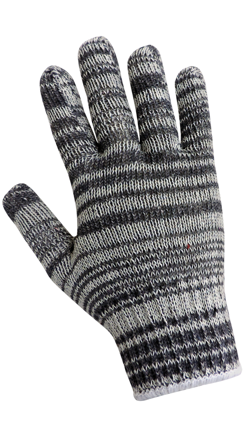 Heavy Multi-Colored String Knit Gloves