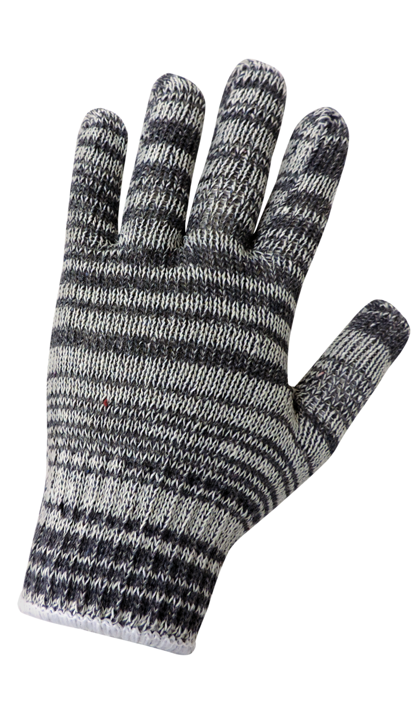 Heavy Multi-Colored String Knit Gloves