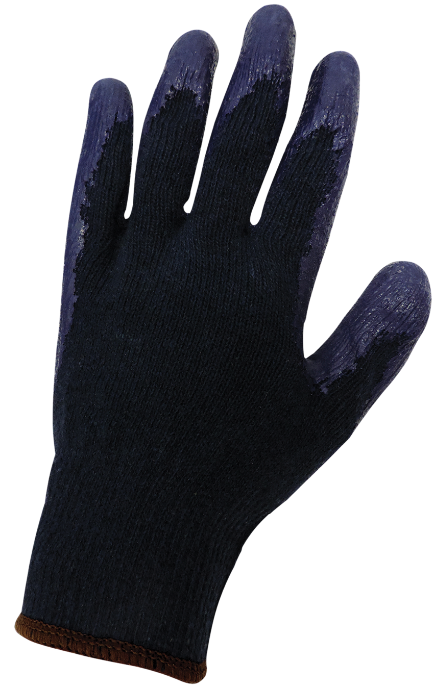 Medium-Weight 10-Gauge String Knit Gloves with Rubber Coated Palm - LIMITED STOCK
