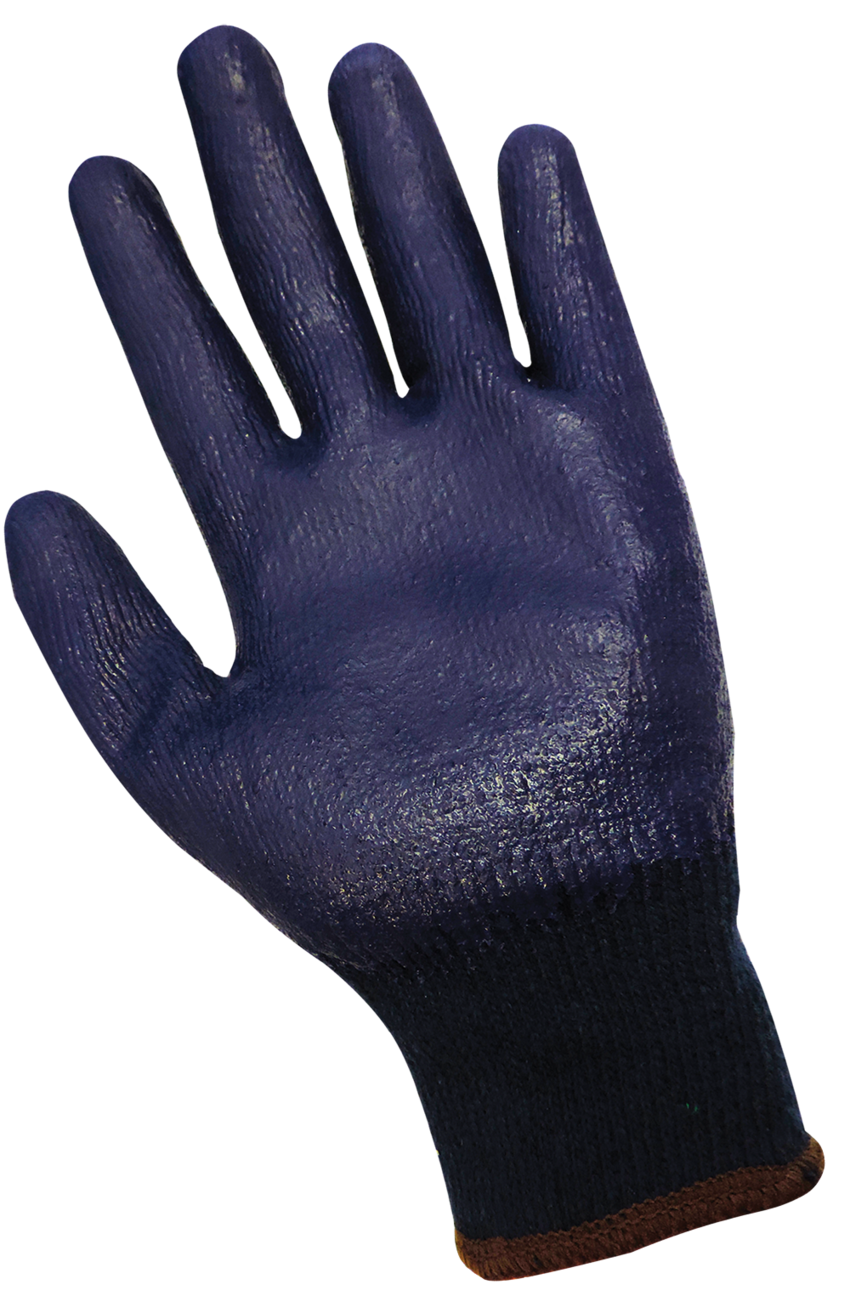 Medium-Weight 10-Gauge String Knit Gloves with Rubber Coated Palm - LIMITED STOCK