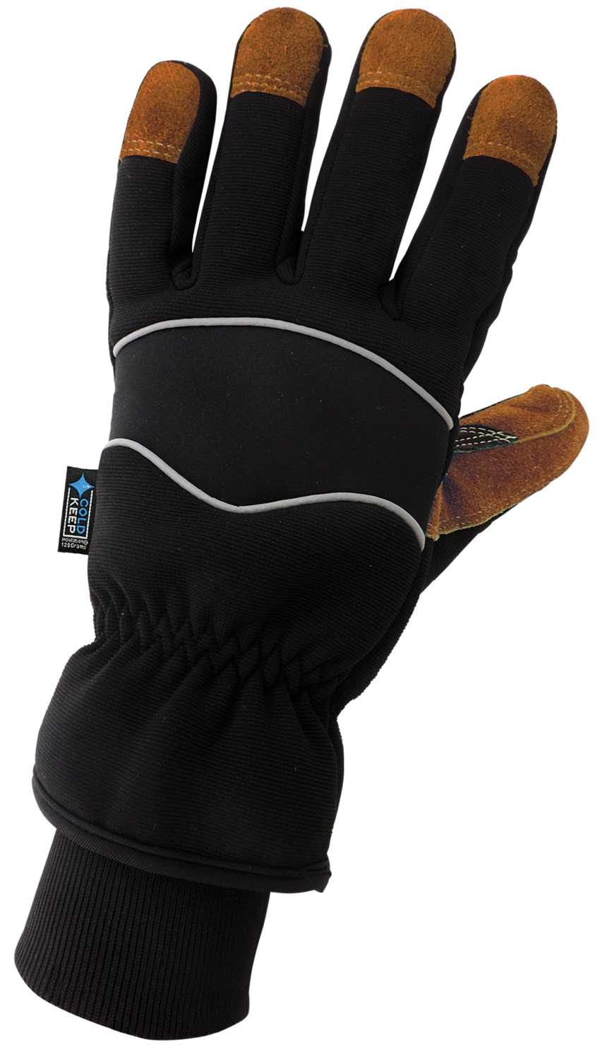 Premium-Grade Split Cowhide Leather Palm, Low Temperature, Waterproof, and Insulated Gloves