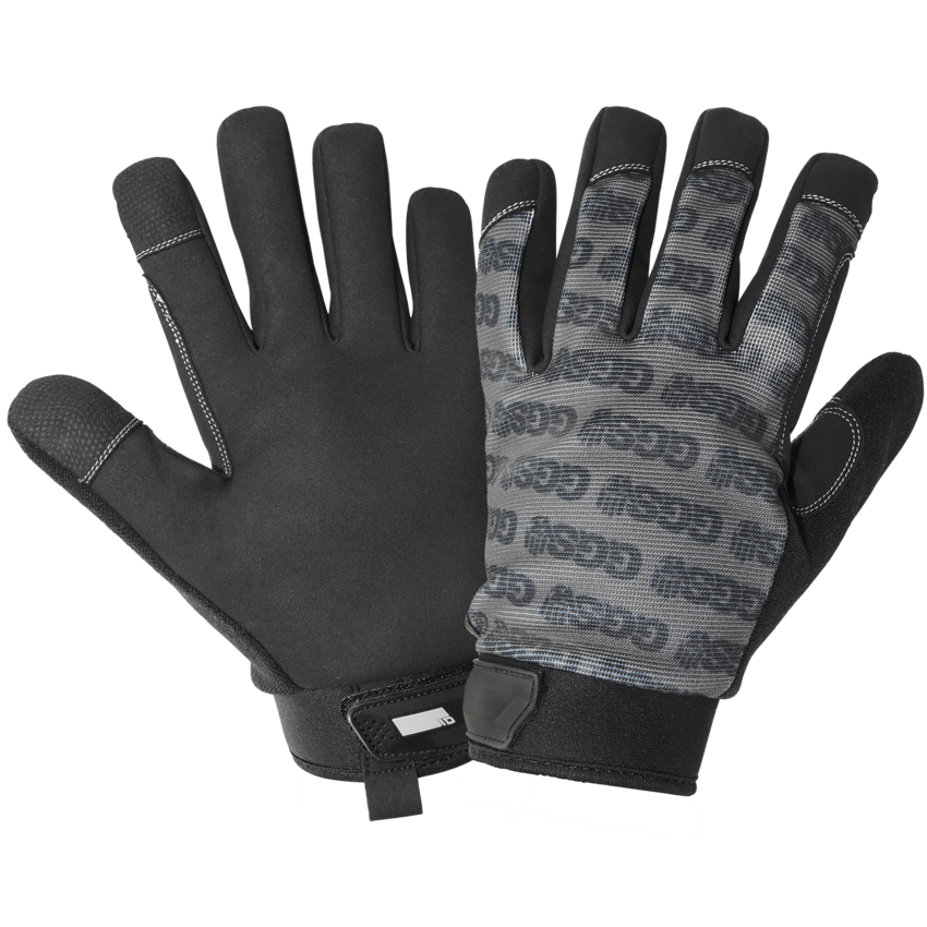 Touch Screen Mechanics Gloves with a Neoprene Cuff