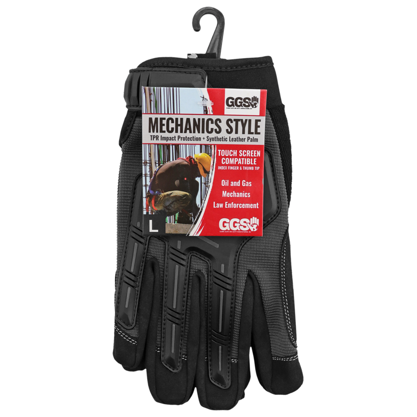 Mechanics Style, Touch Screen Gloves with Impact Protection