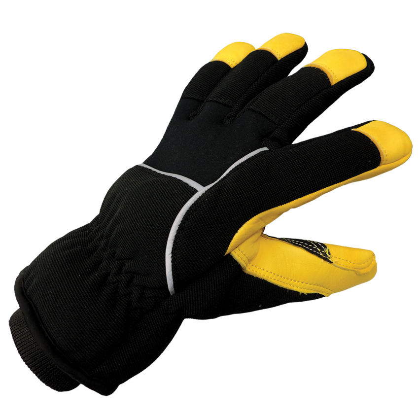 Premium-Grade Grain Deerskin Leather Palm, Low Temperature, Waterproof, Insulated Gloves