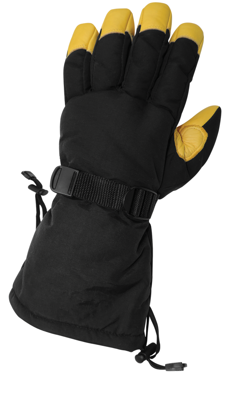 Premium-Grade Grain Deerskin Leather Palm, Low Temperature, Waterproof Gloves Insulated with 3M™ Thinsulate™