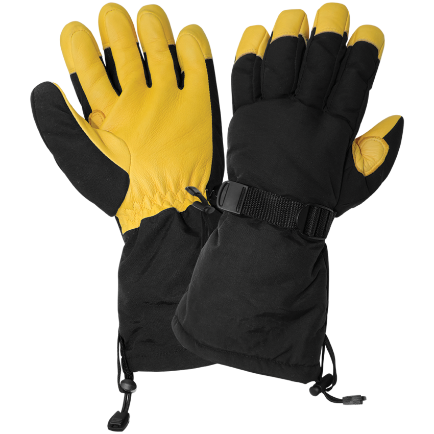 Premium-Grade Grain Deerskin Leather Palm, Low Temperature, Waterproof Gloves Insulated with 3M™ Thinsulate™