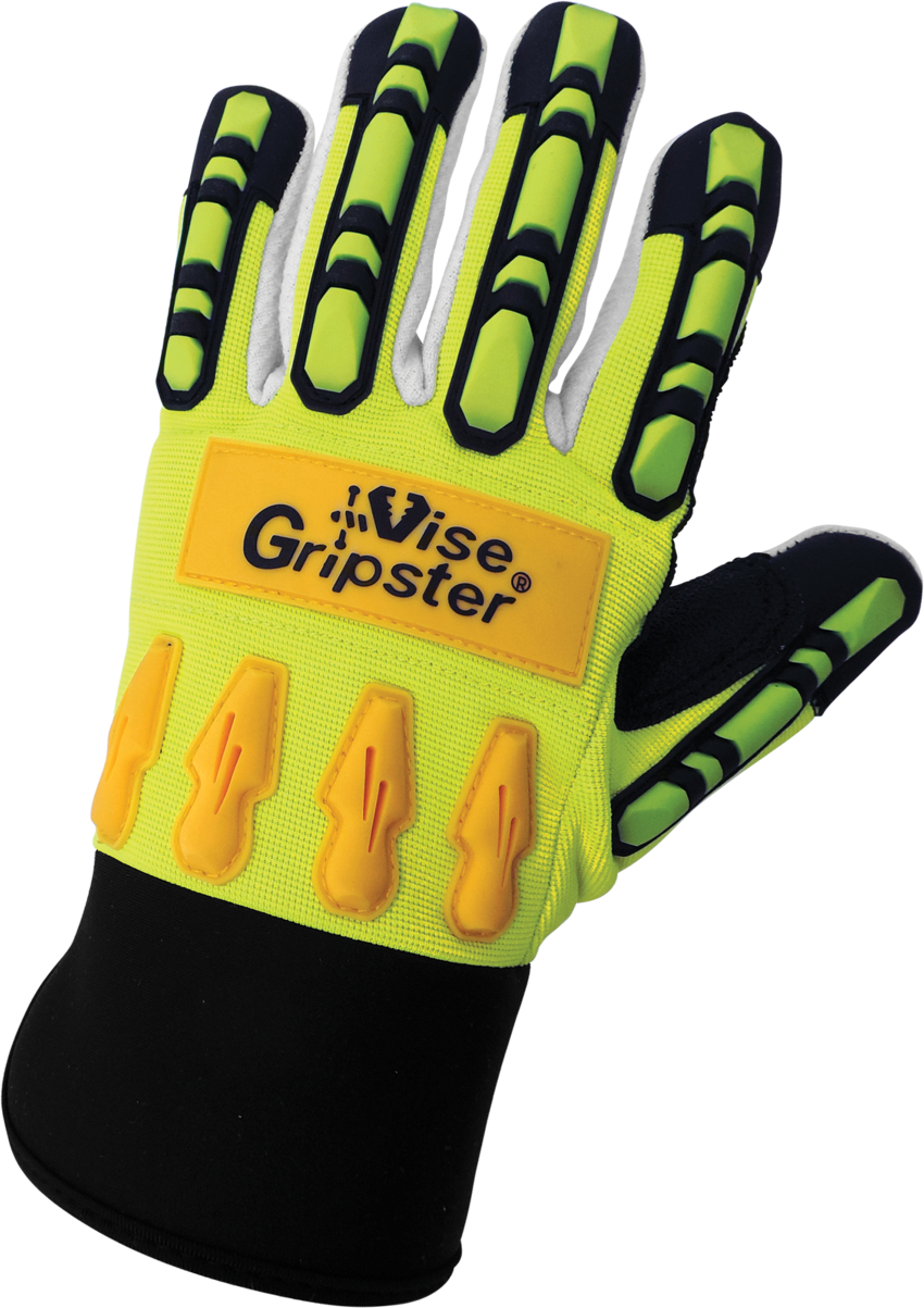 Vise Gripster® High-Visibility TPU Impact Resistant Gloves