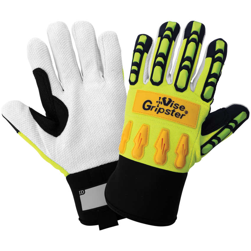 Vise Gripster® High-Visibility TPU Impact Resistant Gloves