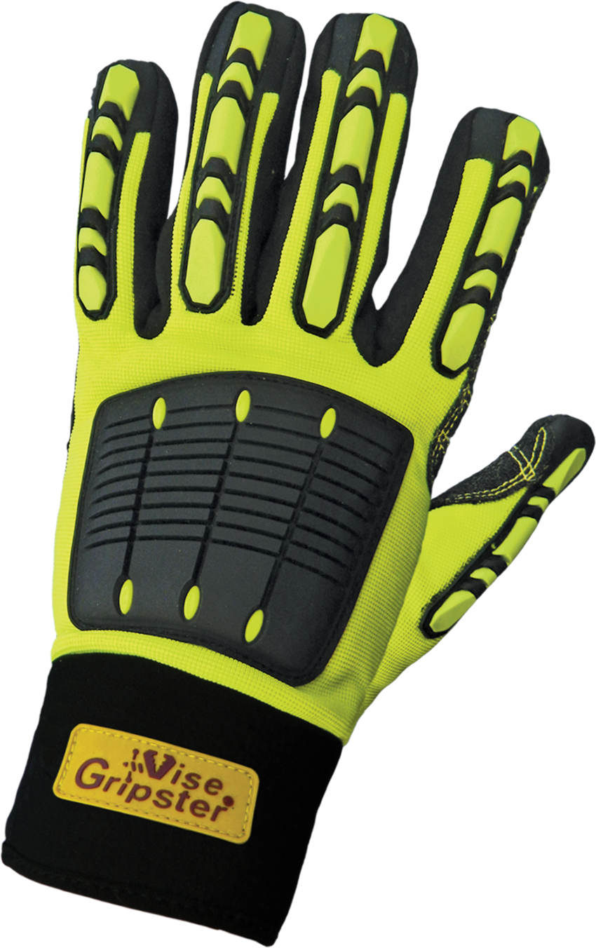 Vise Gripster® High-Visibility Reinforced Abrasion Resistant Gloves with TPU Impact Protection