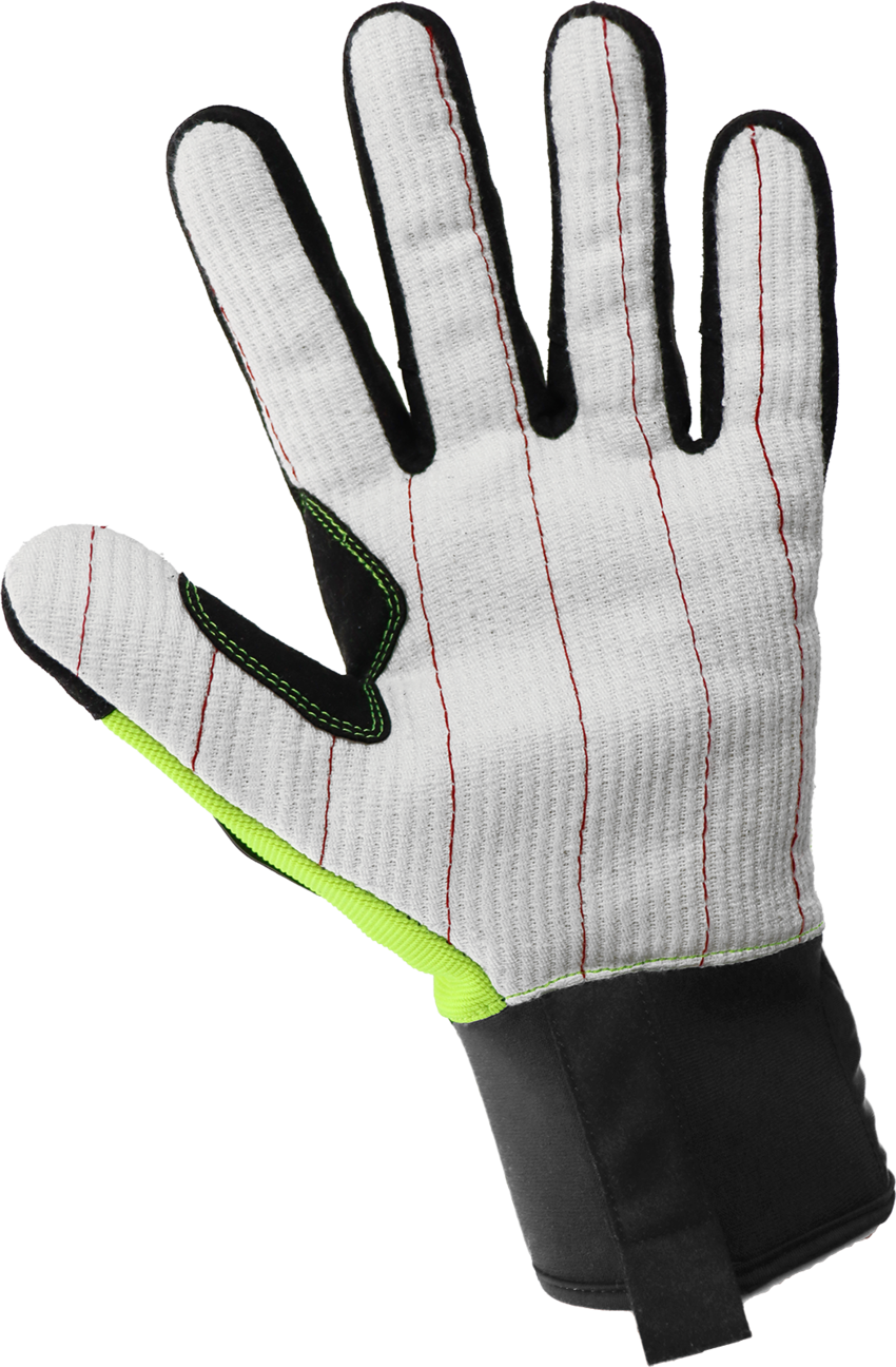 Torq Derrick&trade; Cotton Corded Impact Resistant Gloves with Cut Protection