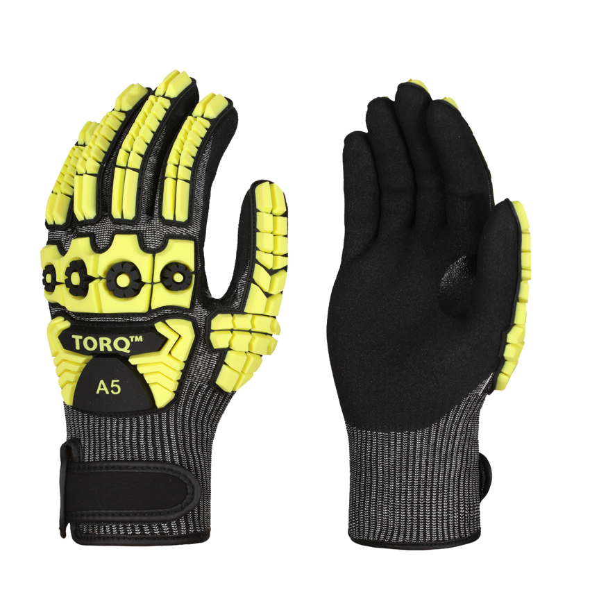 Torq Torrent&trade; Highly Cut-Resistant Reinforced Impact Gloves with Touchscreen Fingers