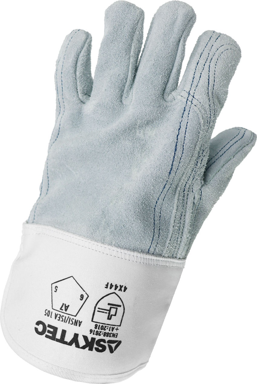 Mills&trade; Heavy Duty Vend-Packaged Cowhide Leather Gloves with a Cut Resistant Liner