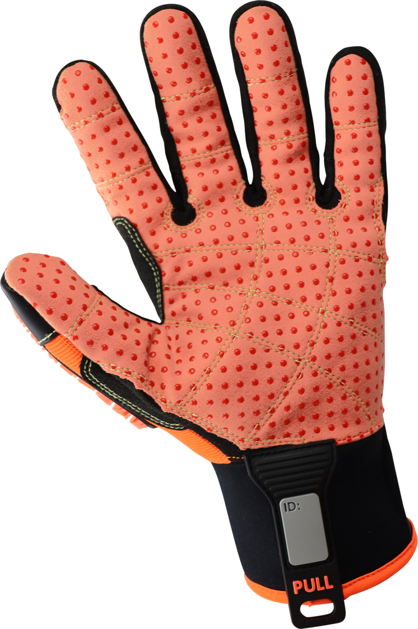Torq Sirocco Xtra&trade; High-Visibility Multi-Hazard Oil and Gas Gloves with an Aralene&reg; Lined Synthetic Leather Palm