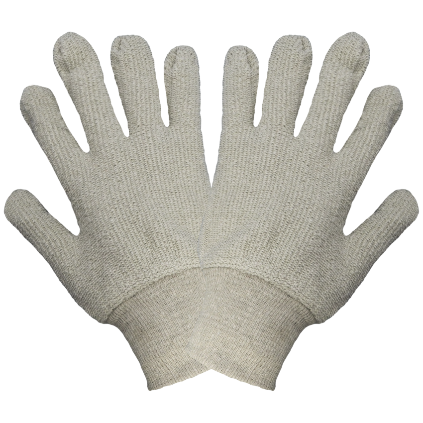 Heavyweight Natural-Colored Terry Cloth Gloves