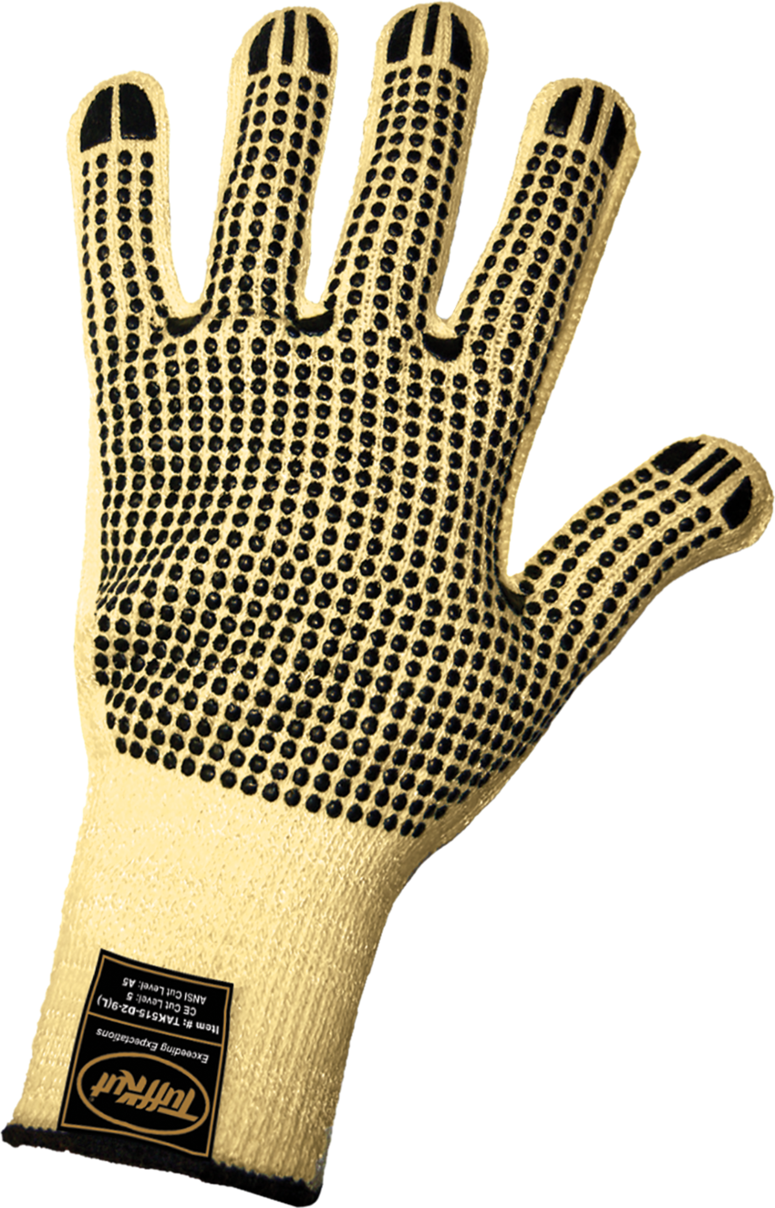 Samurai Glove® Seamless TuffKut® PVC Dotted Cut-Resistant Gloves