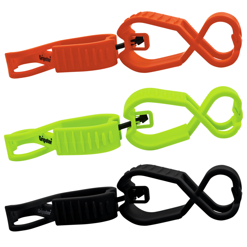 Gripster® High-Visibility Yellow/Green Dual Large/Large Multi-Use Utility Clip