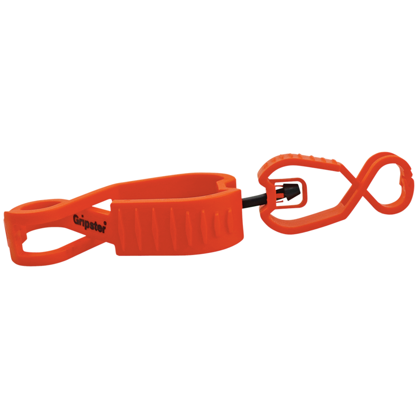 Gripster® High-Visibility Orange Dual Large/Small Multi-Use Utility Clip