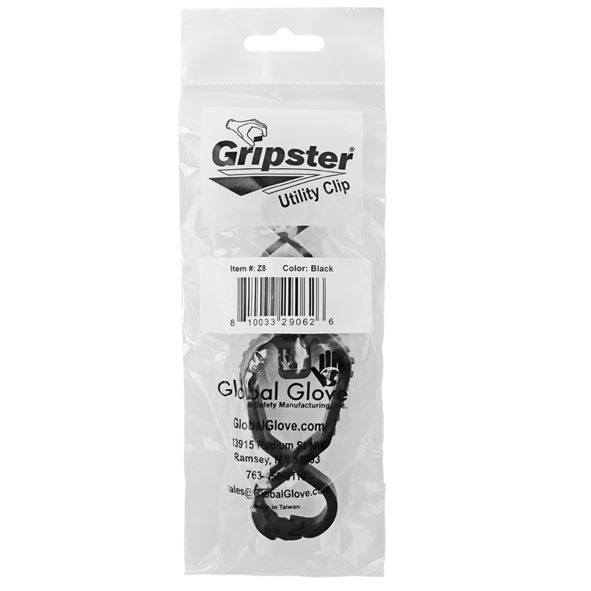 Gripster® Black Dual Large/Small Multi-Use Utility Clip
