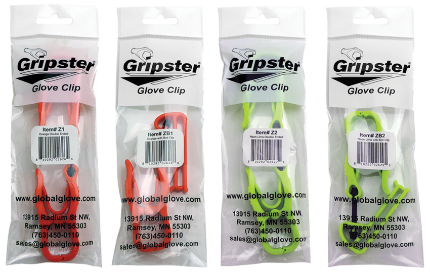 Gripster® High-Visibility Orange Utility Clip with Belt Clip