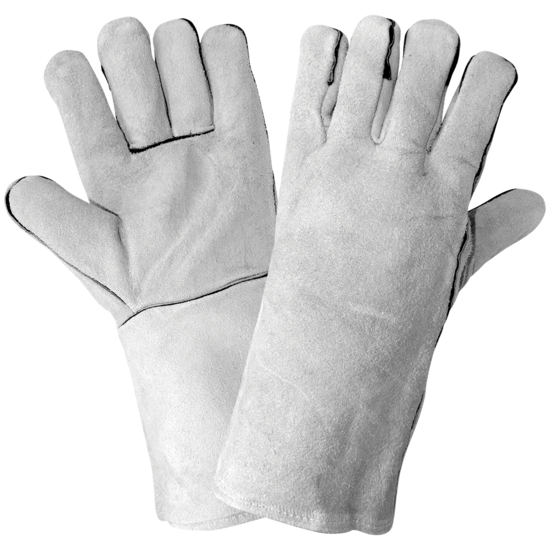 Economy-Grade Split Cowhide Welder Gloves