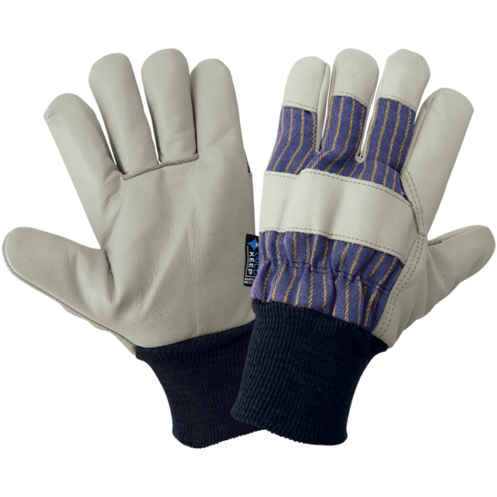 Standard-Grade Cowhide Insulated Gloves with Knit Wrist