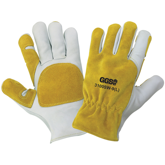 Premium Cowhide Drivers Gloves Commonly Used for Spot Welding