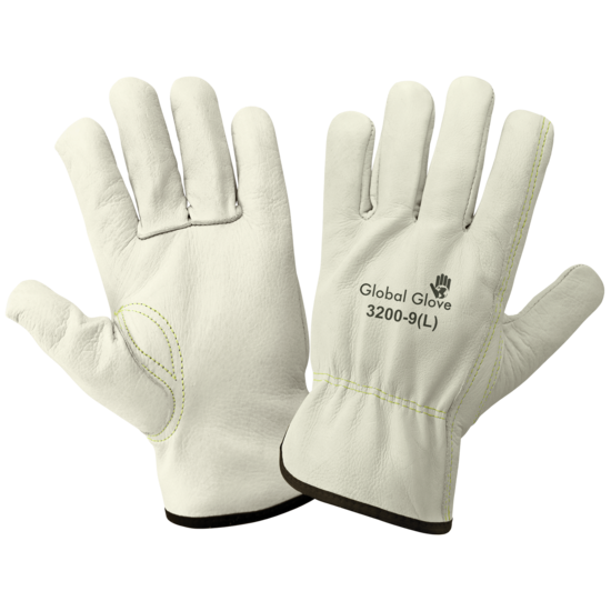 Premium-Grade Grain Cowhide Drivers Gloves