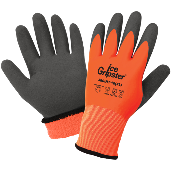 Ice Gripster® Cut, Abrasion, and Puncture Resistant High-Visibility Double-Coated Low Temperature Gloves