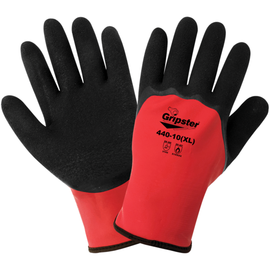 Gripster® Lightweight Nylon Double-Coated Latex Palm All Weather Gloves