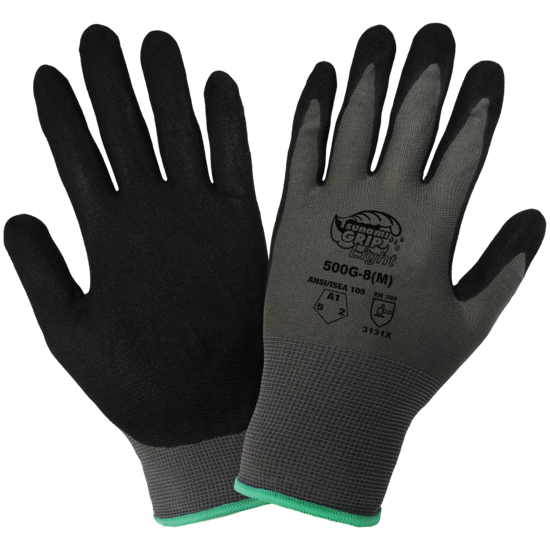 Tsunami Grip® Light Mach Finish Nitrile-Coated Gloves with Cut, Abrasion, and Puncture Resistance