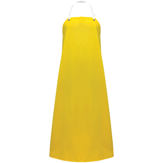 Industrial Yellow PVC/Polyester Apron