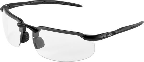 Swordfish® Clear Performance Fog Technology Lens, Crystal Black Safety Glasses - LIMITED STOCK